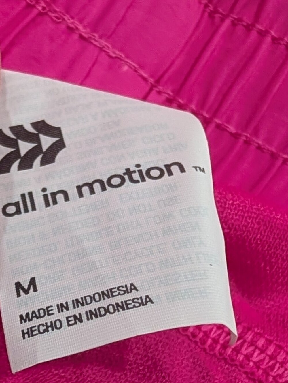 All in Motion | High Rise Crinkle Short In Pink - Picture 3 of 16